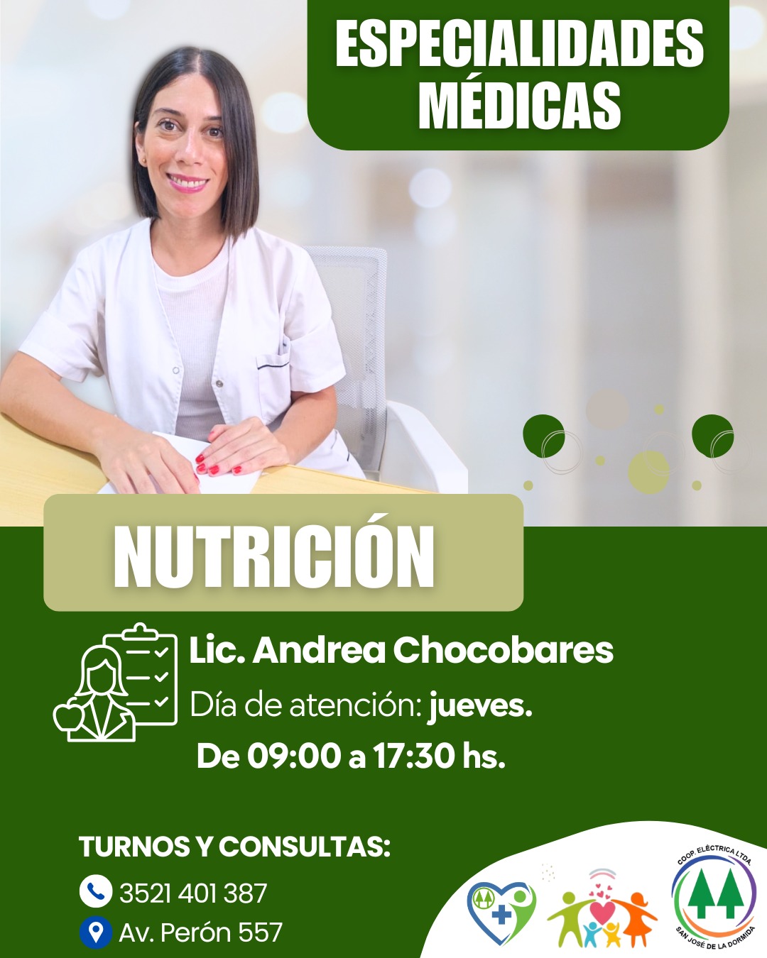 Dra. Andrea Chocobares - Nutricion