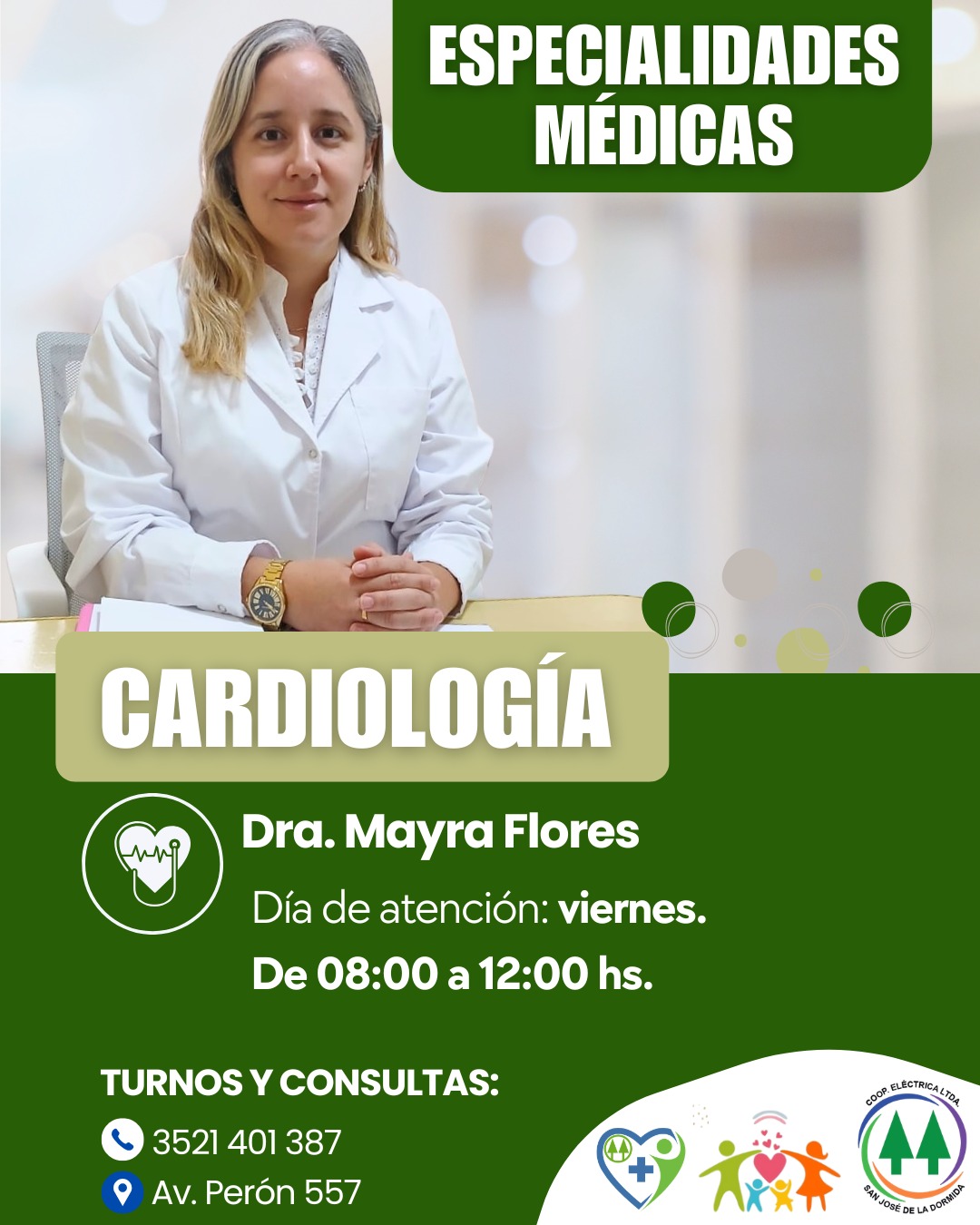 Dra. Mayra Flores - Cardiologia