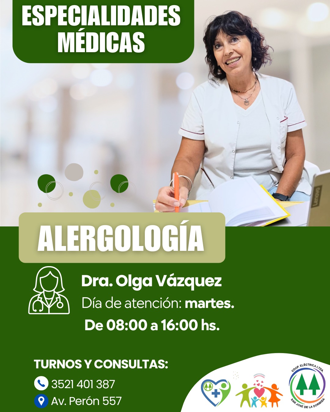 Dra. Olga Vazquez - Alergologia