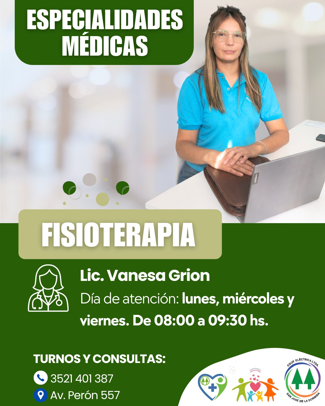 Lic. Vanesa Grion - Fisioterapia